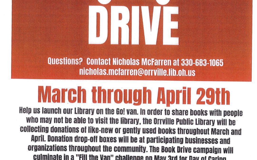 Orrville Library Book Drive